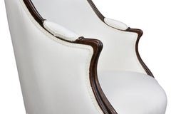 George III Style Mahogany Bergère