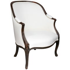 George III Style Mahogany Bergère