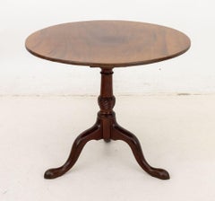 George III Style Mahogany Birdcage Tilt-Top Table