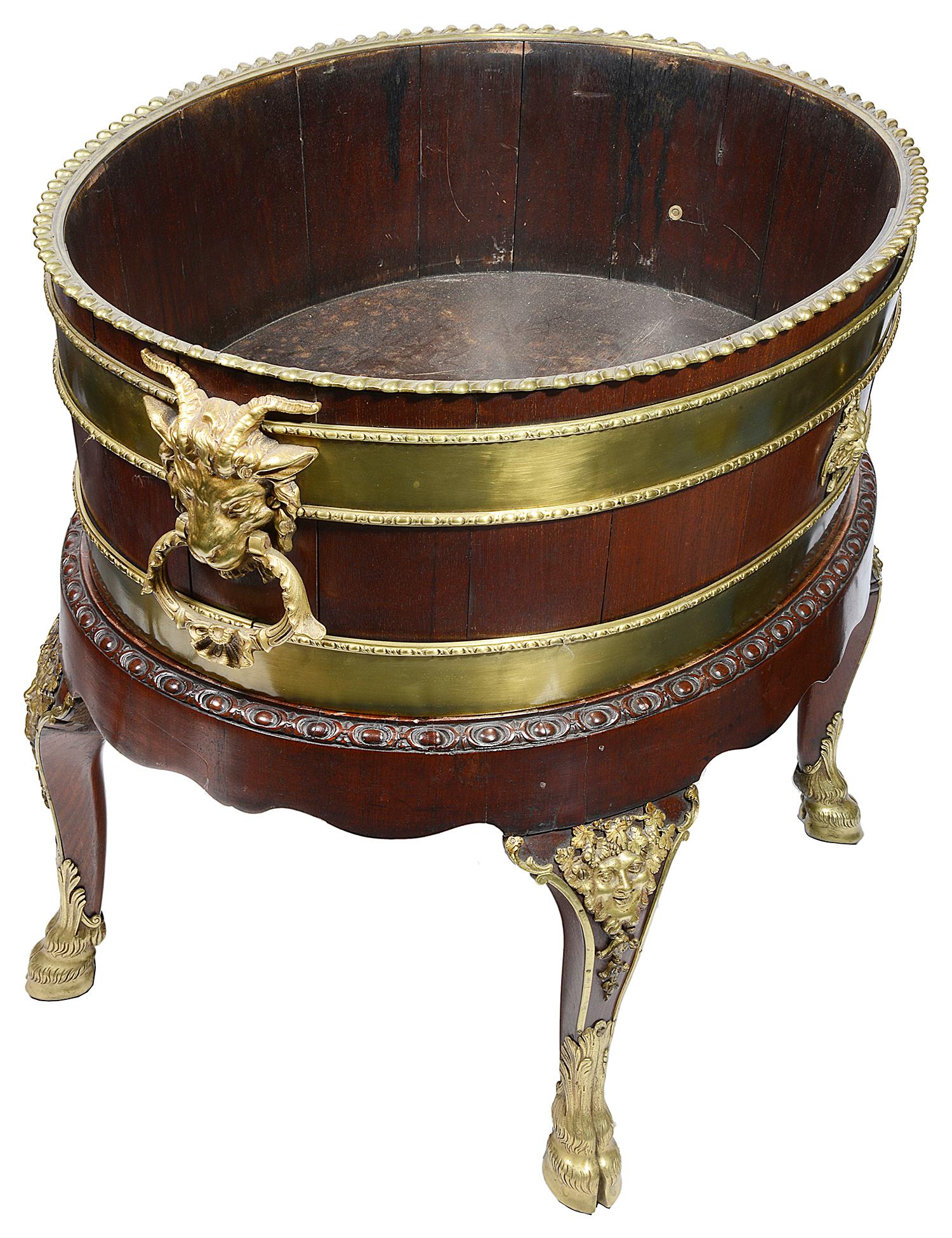 Georgian George III Style Mahogany Celleret, circa 1880, After Samual Norman For Sale