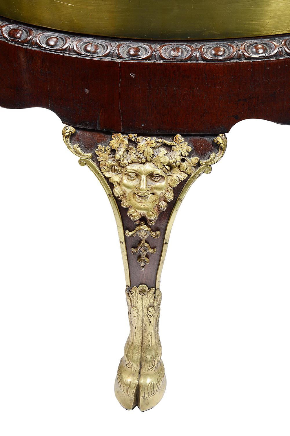 19th Century George III Style Mahogany Celleret, circa 1880, After Samual Norman For Sale