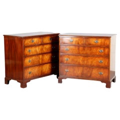 George III Style Mahogany Chest of Drawers Made by Bevan Funell Reprodu