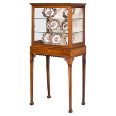 George III Style Mahogany China Cabinet