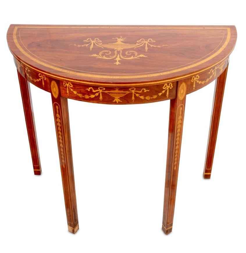 Mahagoni-Konsolentische im George-III-Stil, Paar (George III.) im Angebot