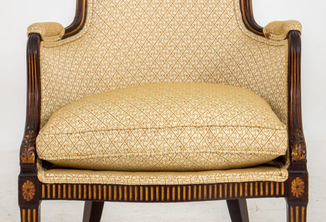 20ième siècle Chaise de bureau en acajou de style George III en vente