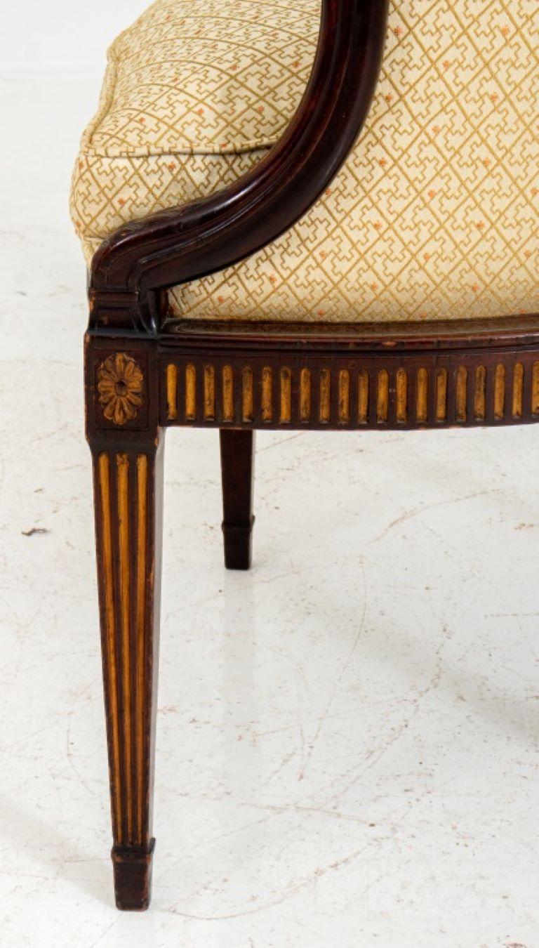 George III Style Mahogany Desk Chair For Sale 5
