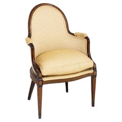 George III Style Mahogany Desk Chair George III Style Mahogany Desk Chair