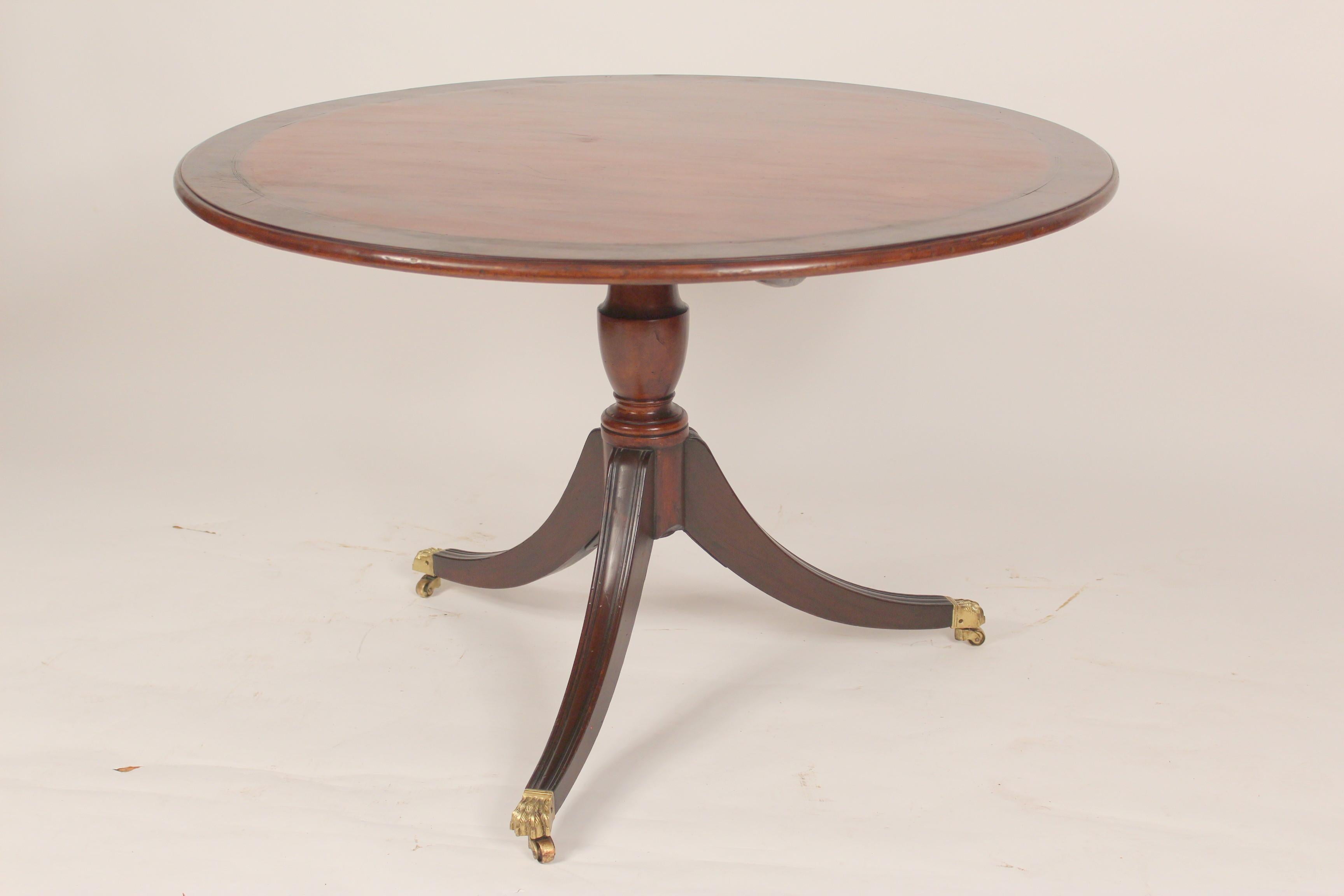 English George III Style Mahogany Games / Center Table