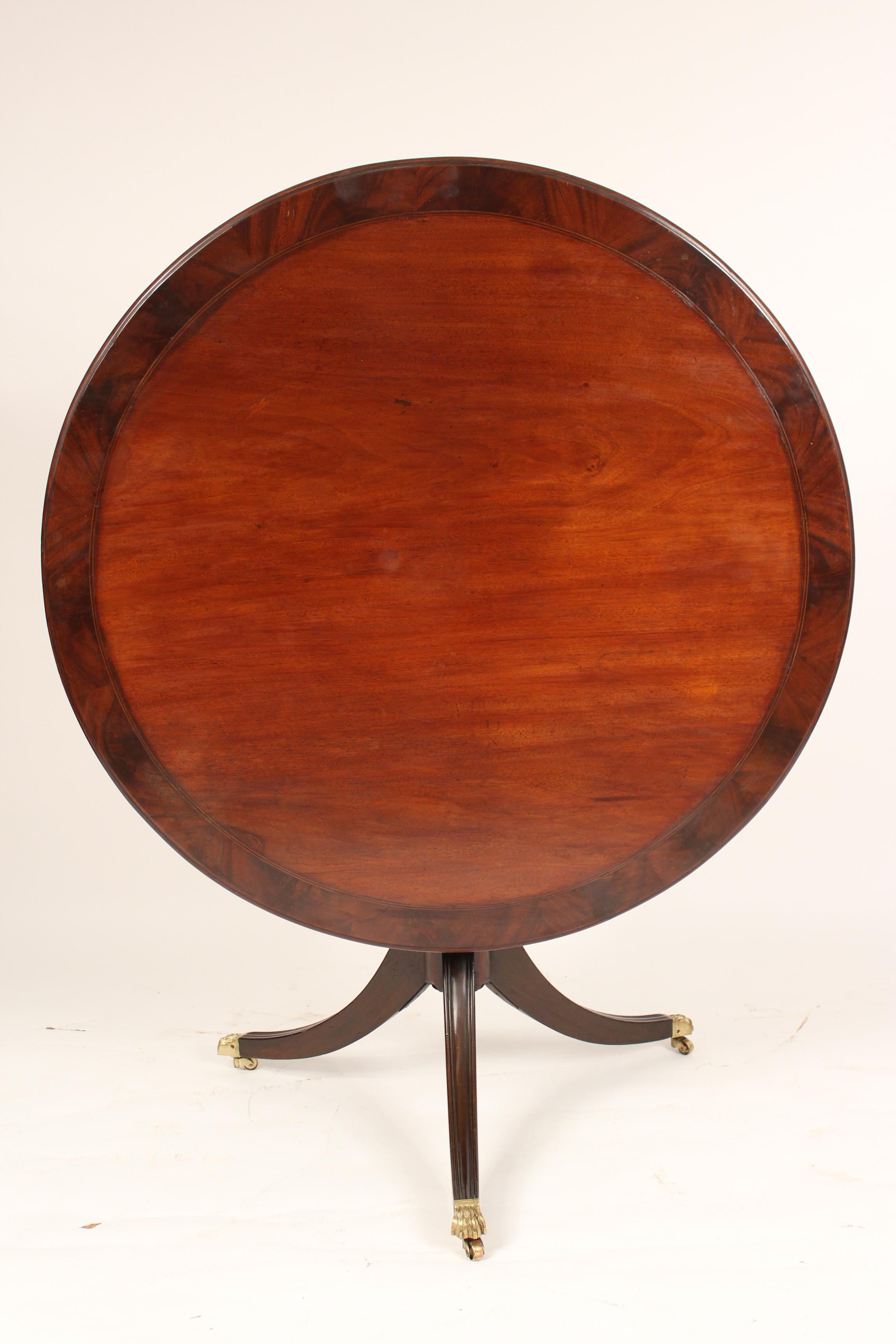 Early 20th Century George III Style Mahogany Games / Center Table