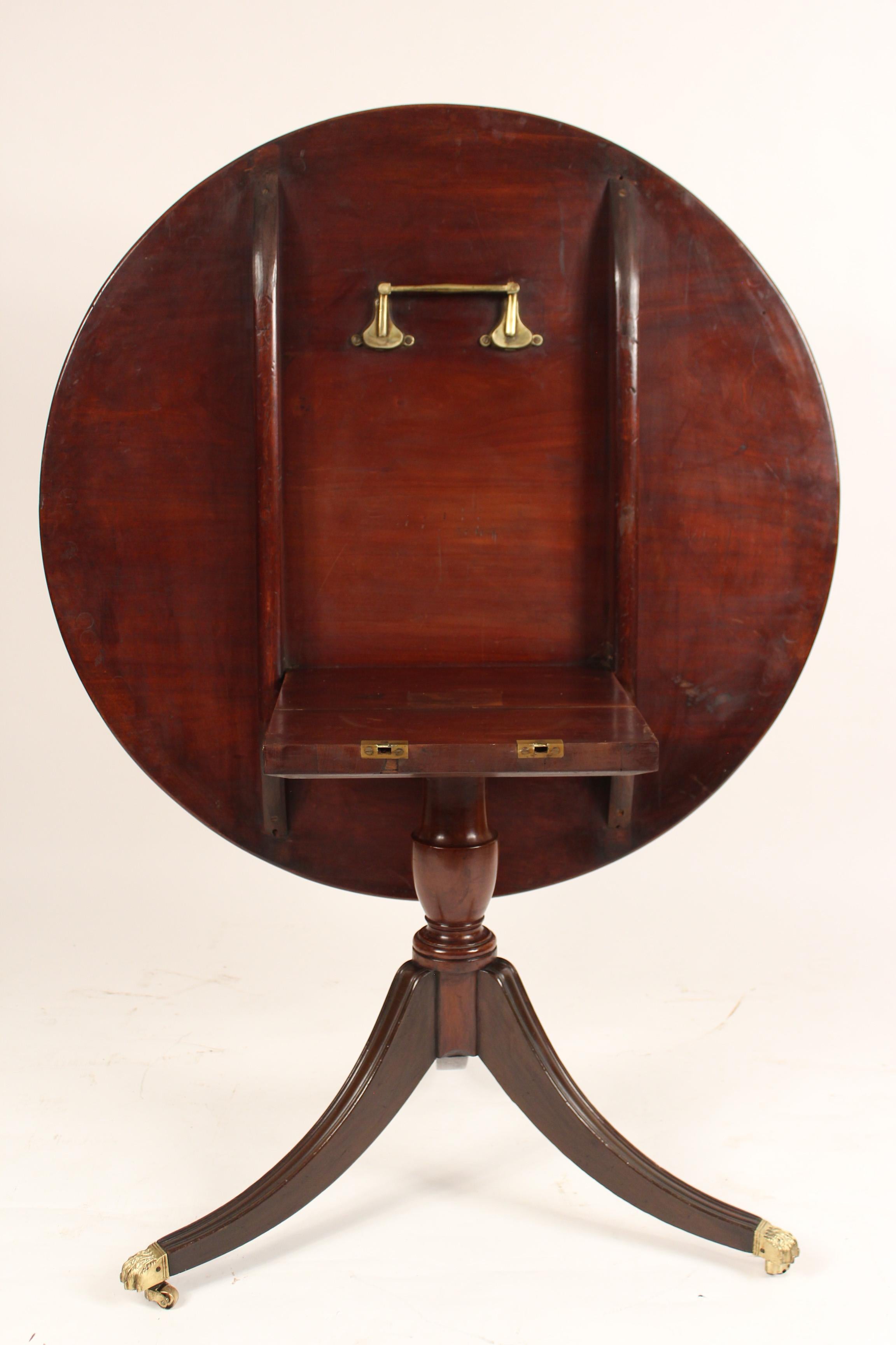 George III Style Mahogany Games / Center Table 1