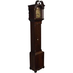 Antique George III Style Mahogany Grandmother Clock by D.E. Norrie, Leith