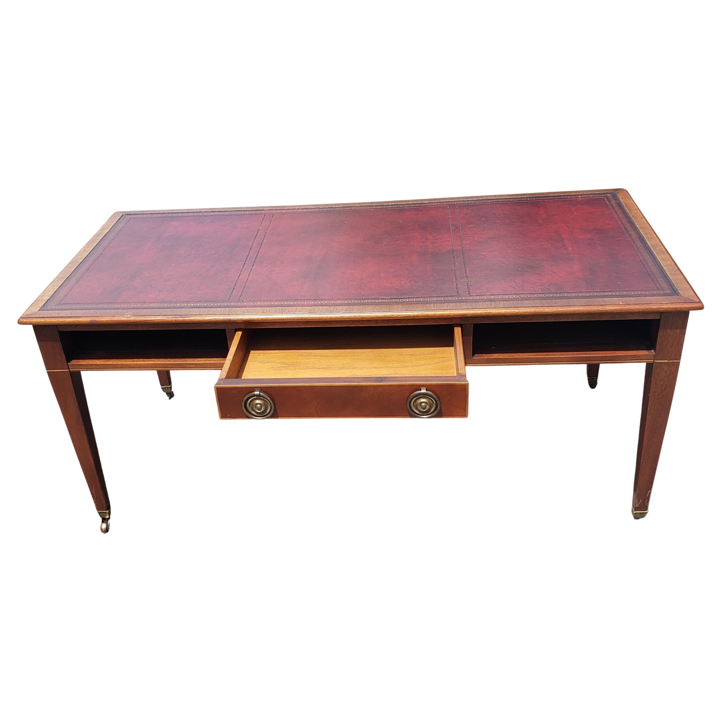 maroon coffee table