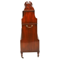 George III Style Mahogany Open Bookcase