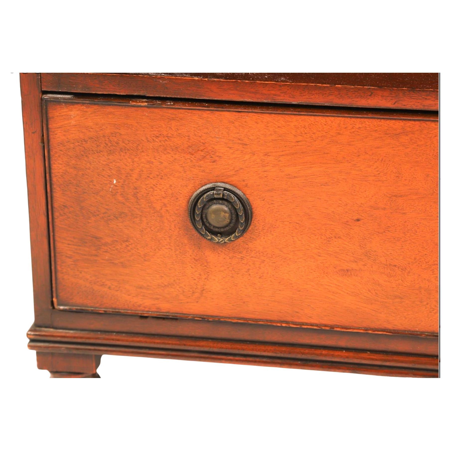 Librería abierta de caoba estilo Jorge III en venta 1