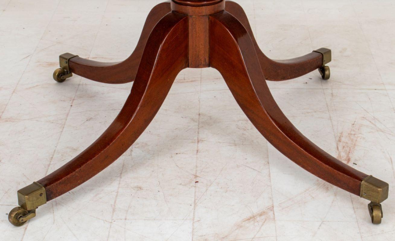 20th Century George III Style Mahogany Pedestal Table, 19th Century