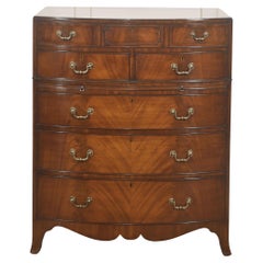 George III Style Mahogany Serpentine Chest of Drawers