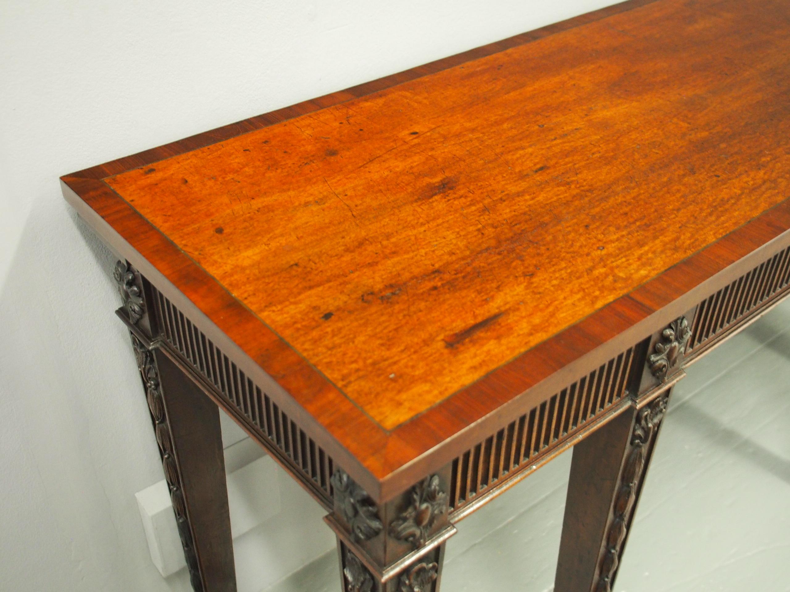 George III Style Mahogany Serving Table 1