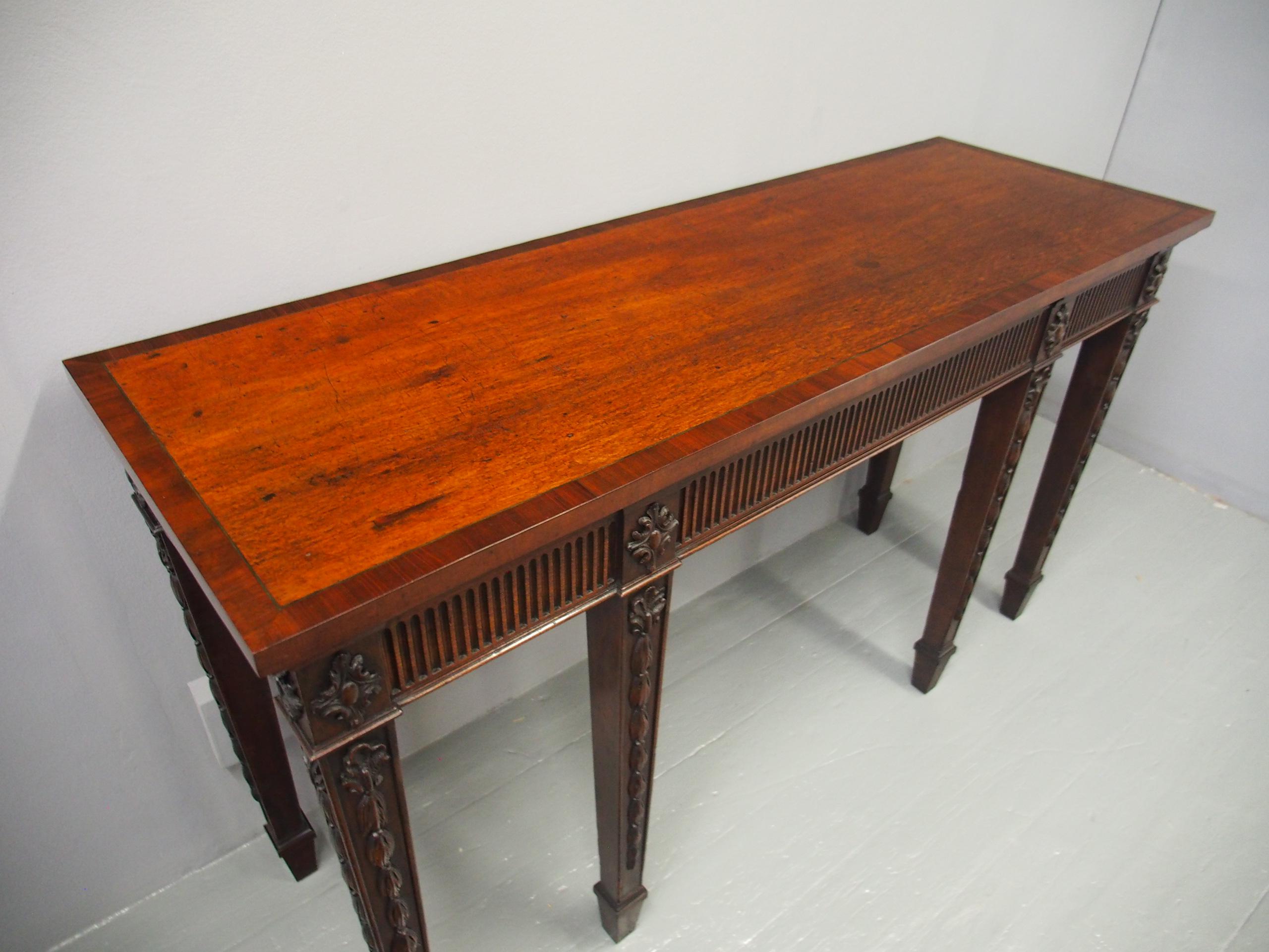 George III Style Mahogany Serving Table 3