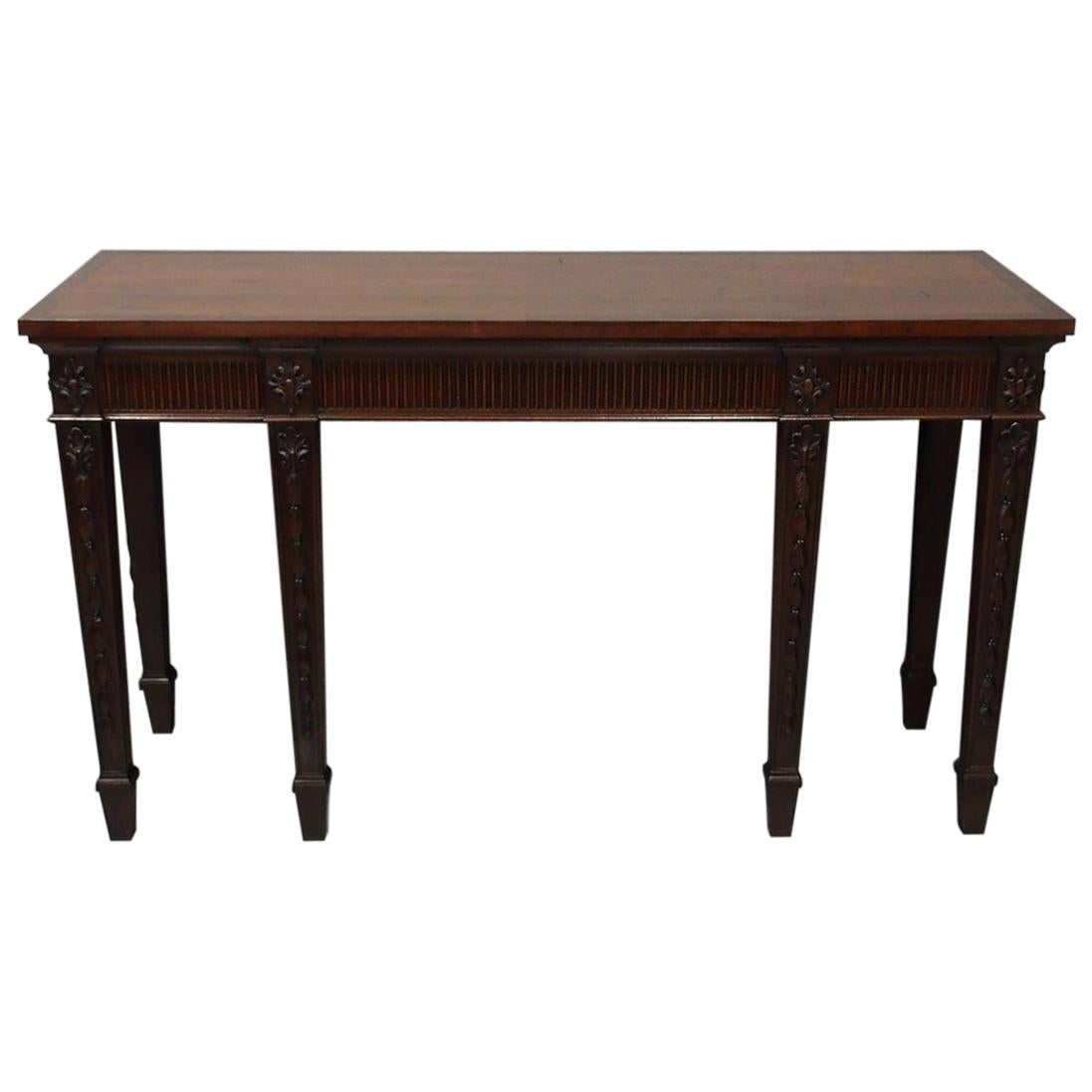 George III Style Mahogany Serving Table