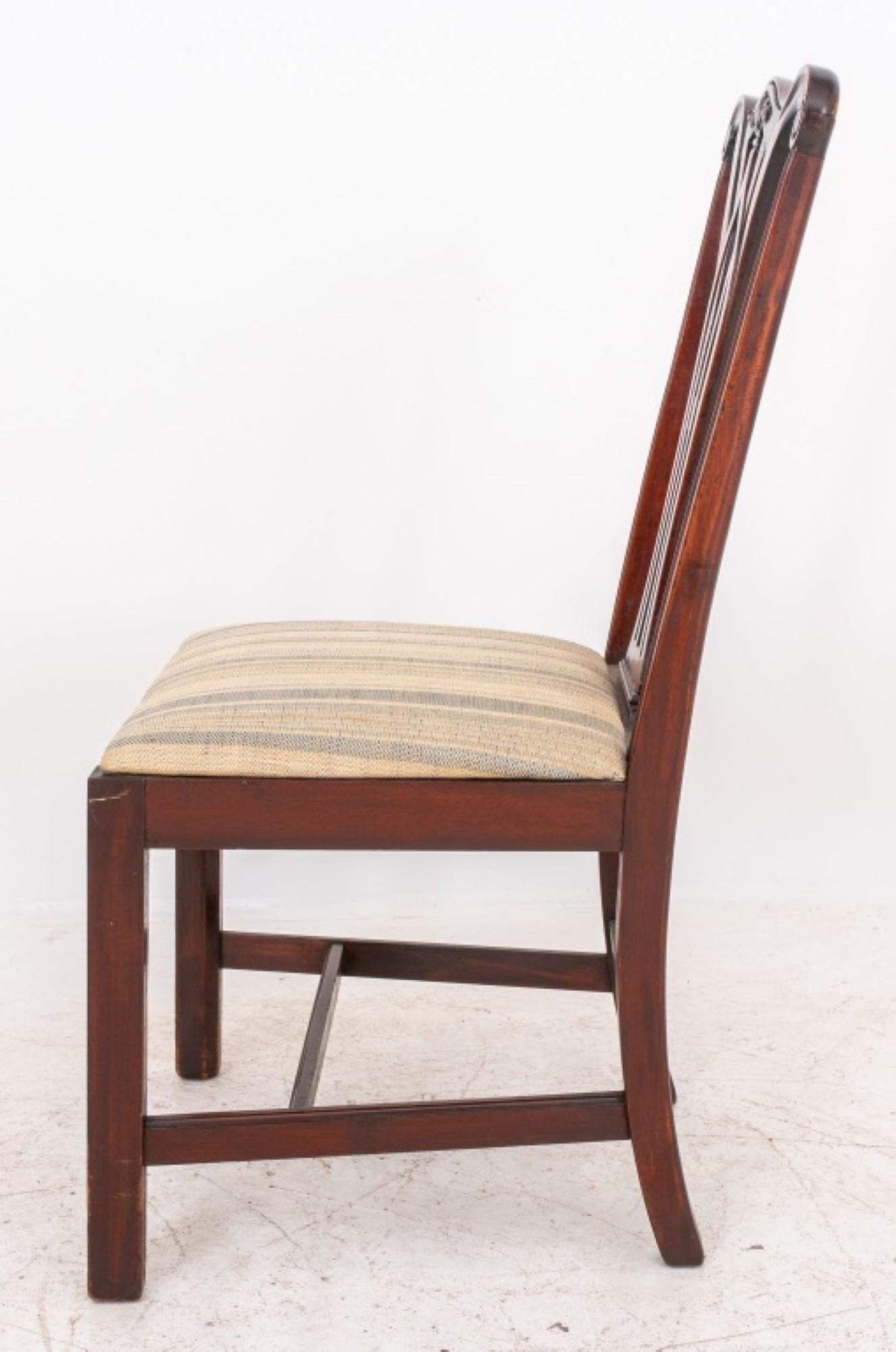 English George III Style Mahogany Side Chair For Sale