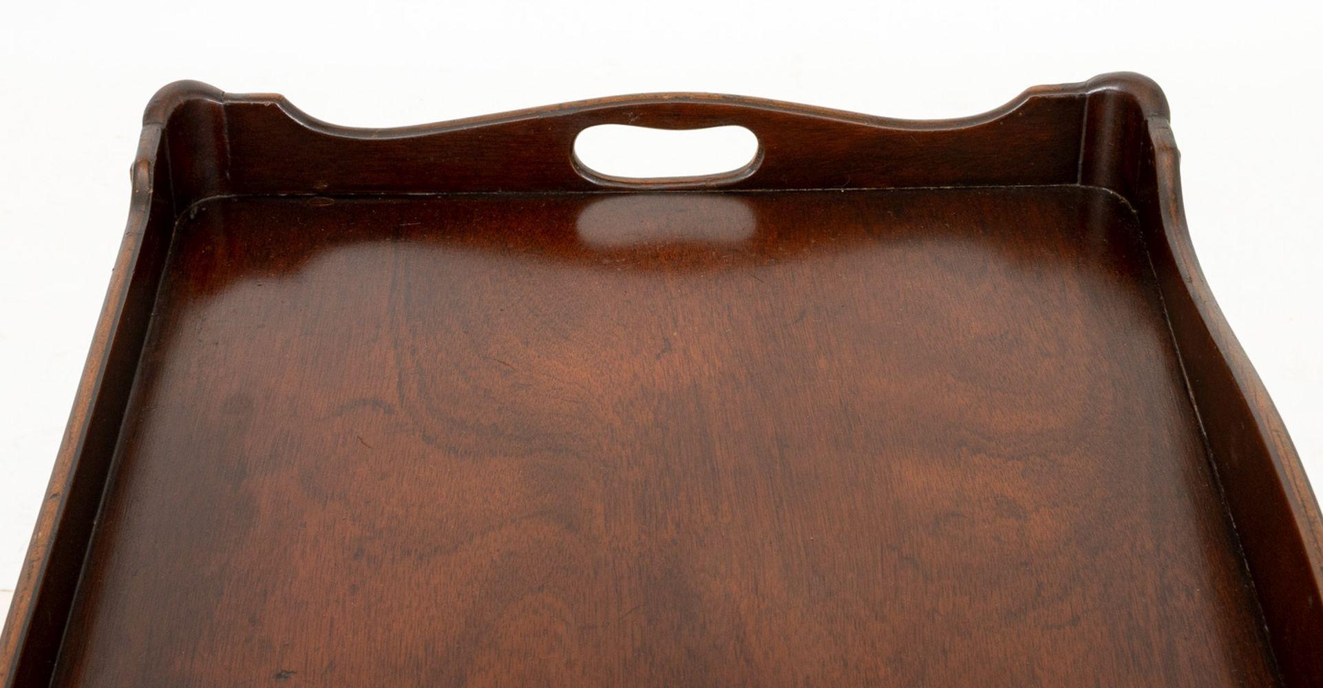George III Style Mahogany Side Tables, Pair For Sale 2