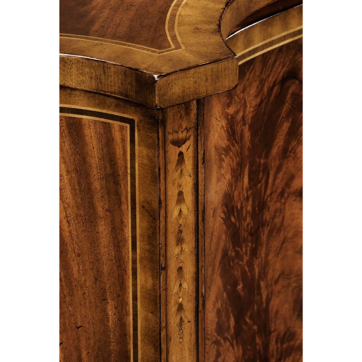 Wood George III Style Mahogany Sideboard For Sale