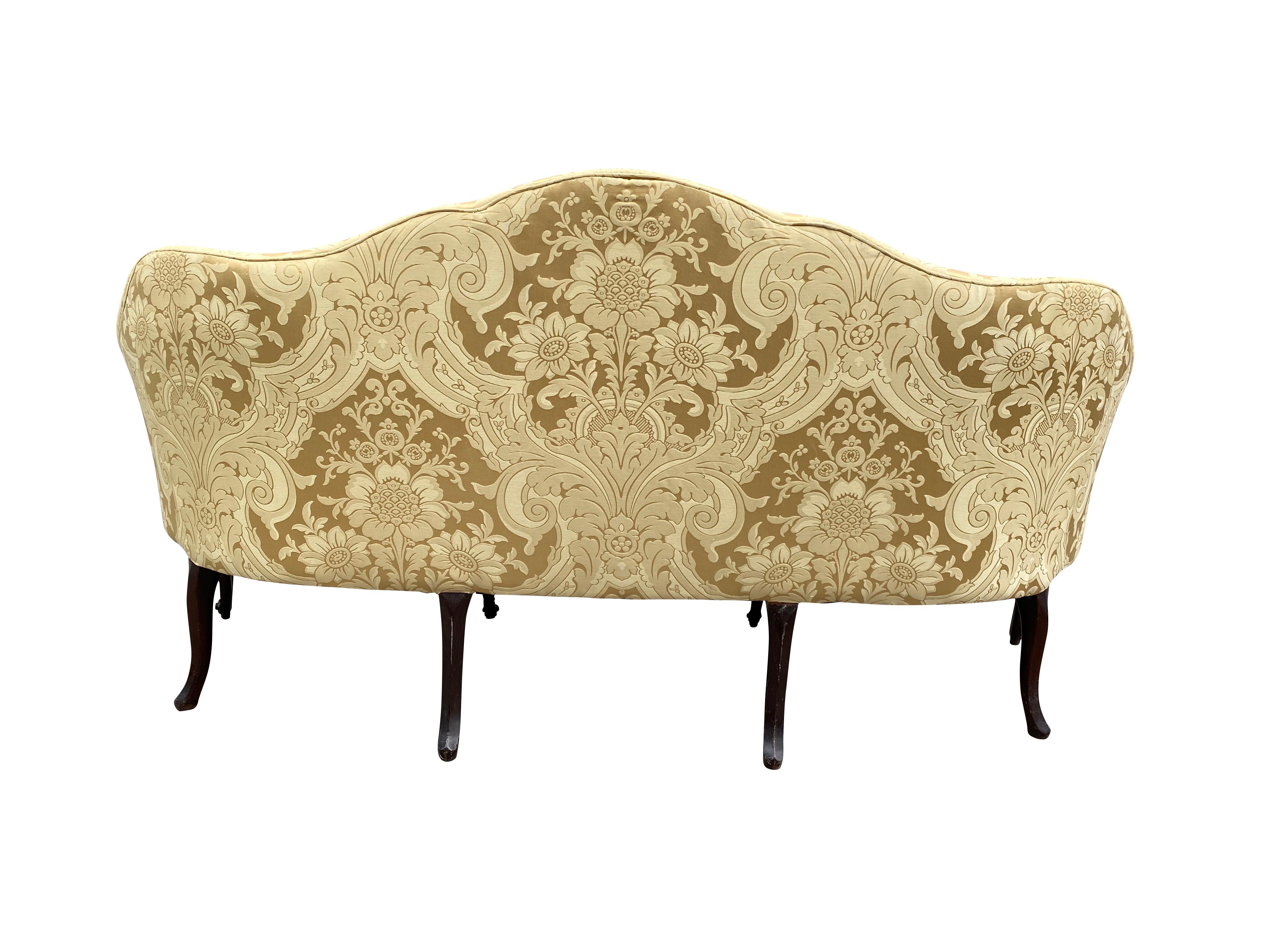 Late 18th Century George III Style Mahogany Sofa