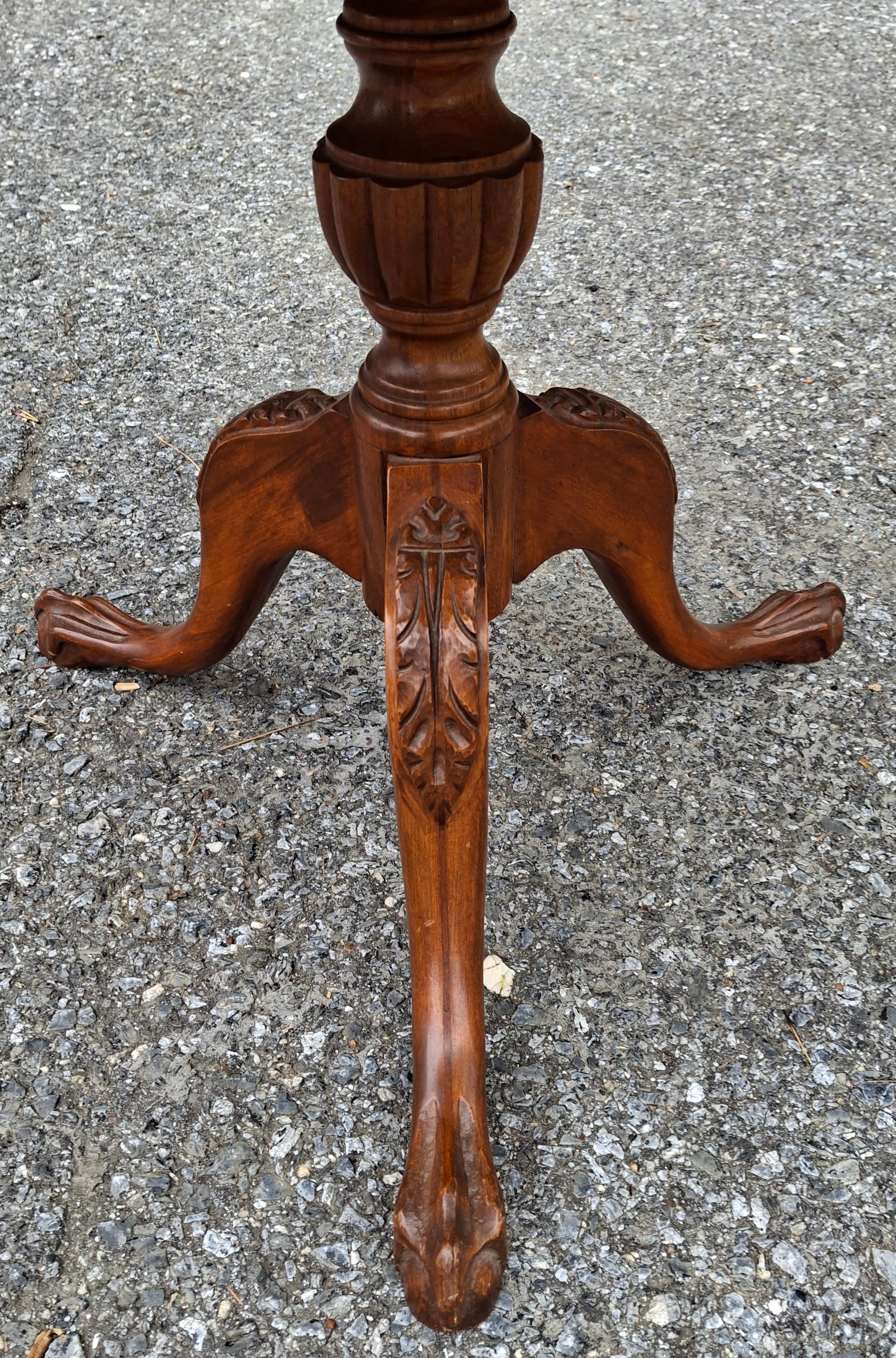 George III Style Mahogany Three Tier Dumdwaiter by Mersman For Sale 1