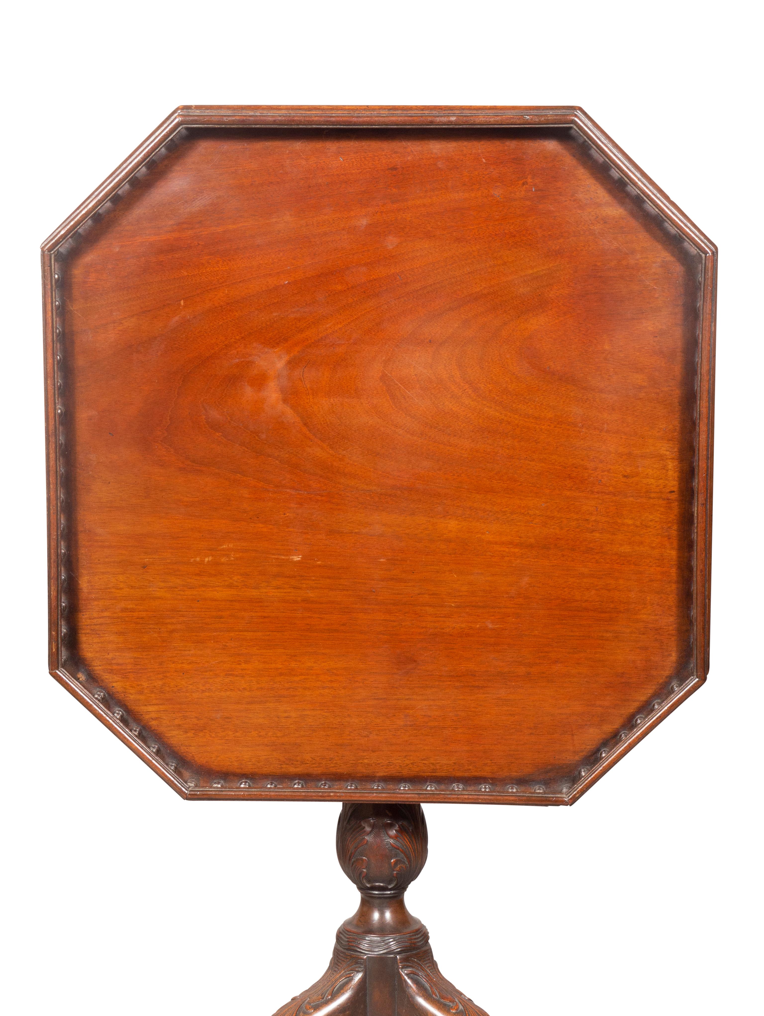 George III Style Mahogany Tilt Top Table For Sale 7