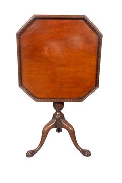 George III Style Mahogany Tilt Top Table