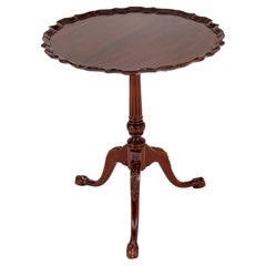 George III Style Mahogany Tilt-Top Tea Table
