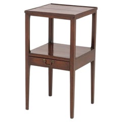 George III Style Mahogany Two-Tier Side Table