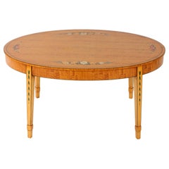 English George III Style Oval Shape Coffee Table