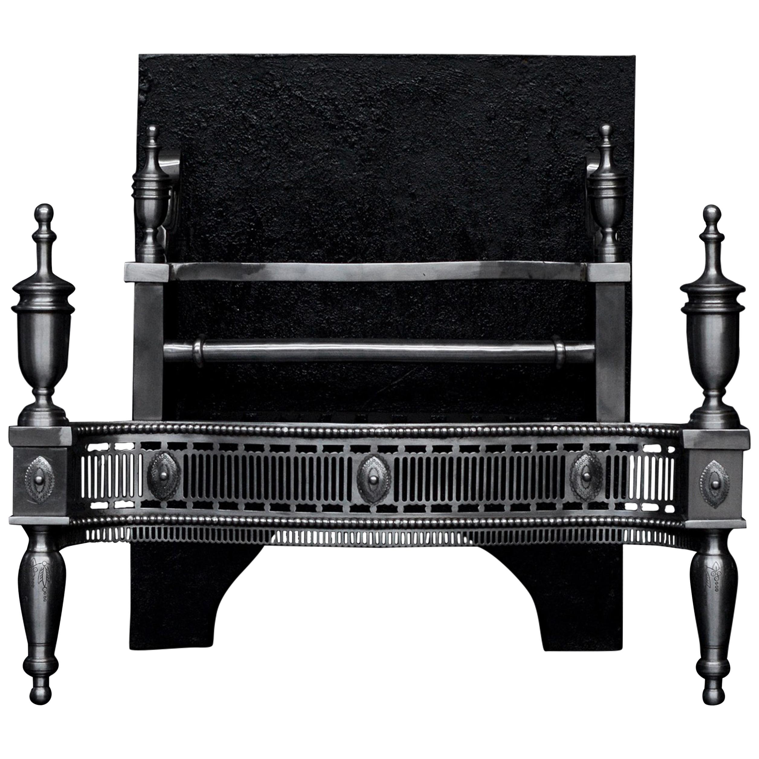 George III Style Steel Fire Grate For Sale