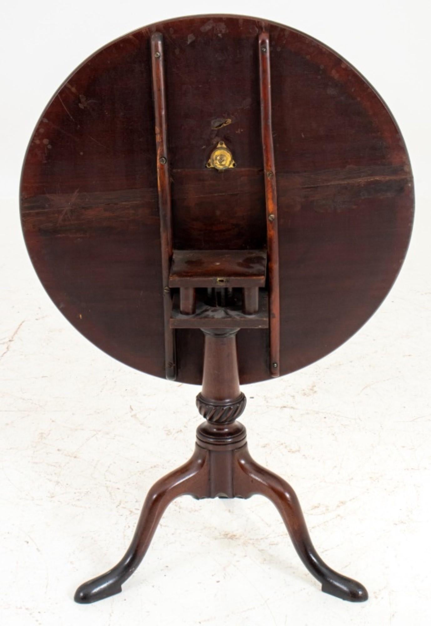 20th Century George III Style Tilt Top Tripod Table For Sale