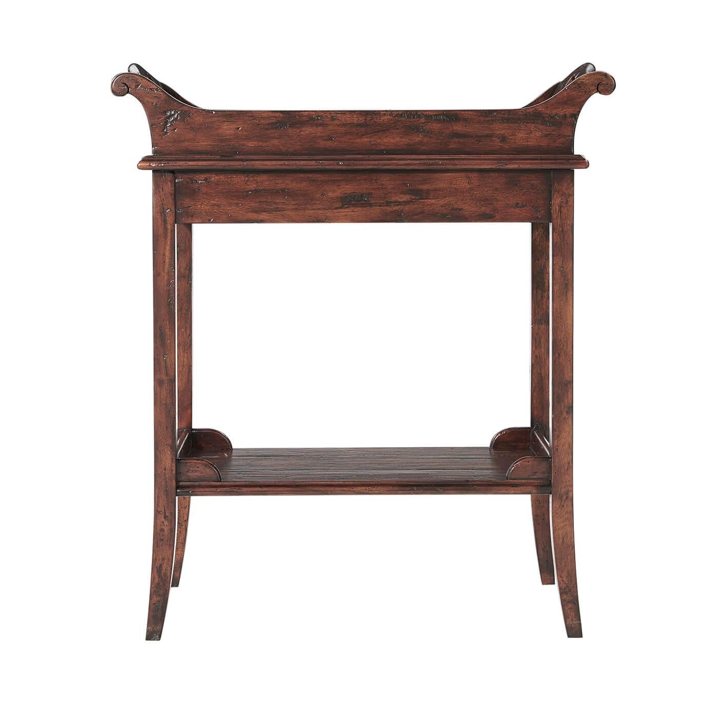 Vietnamese George III Style Tray Top Side Table For Sale