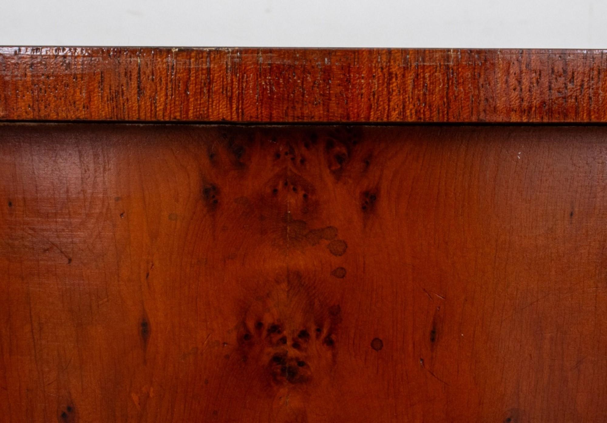 George III Style Yew Wood Serpentine Console	 For Sale 1
