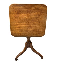 George III Tilt-Top Mahogany Side Table
