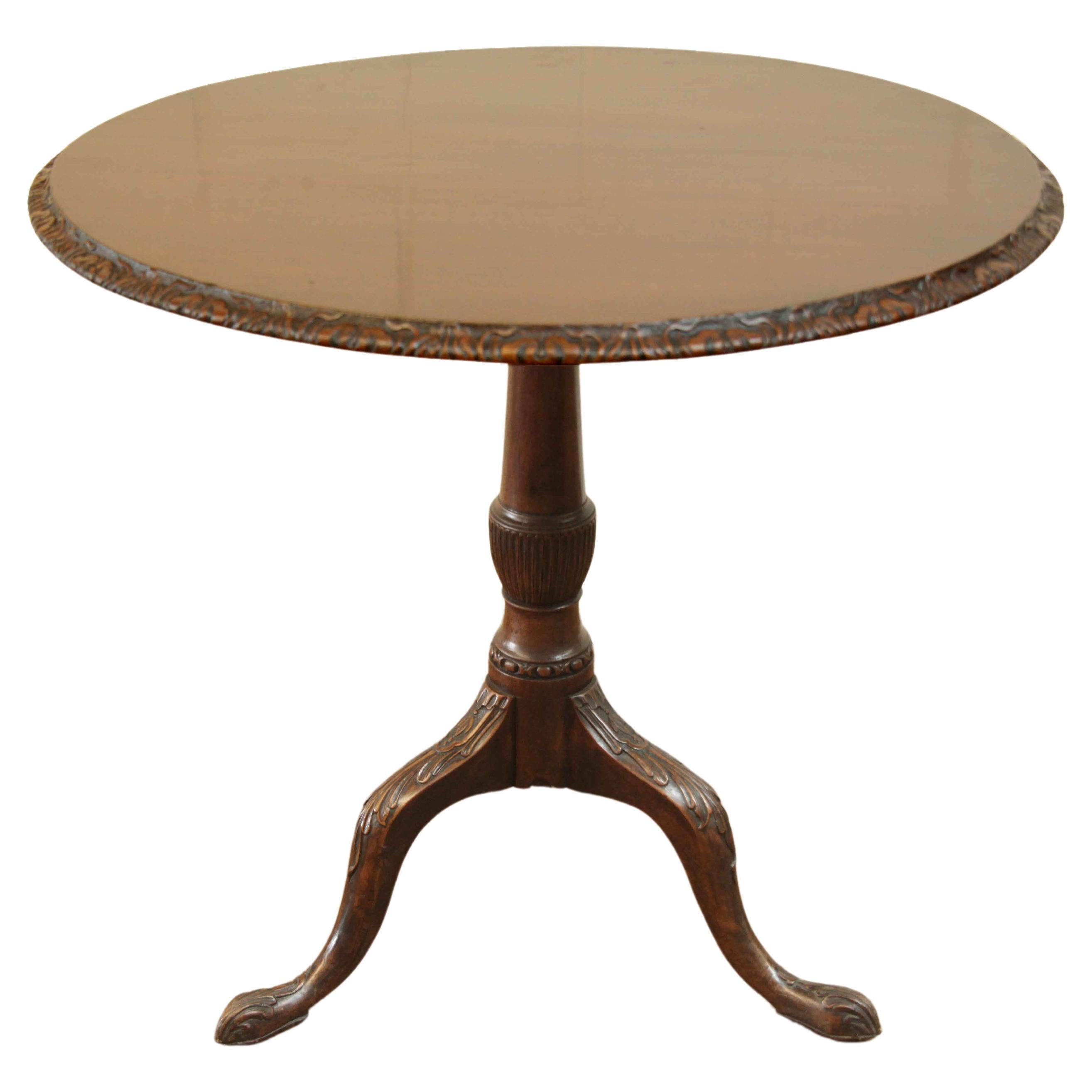 George III Tilt Top Table For Sale