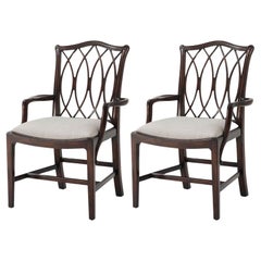 George III.-Sessel mit Spalierrückenlehne