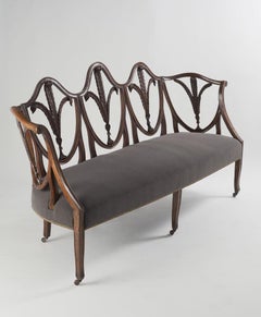 Divano a tre schienali Giorgio III, Inghilterra, inizio XIX secolo