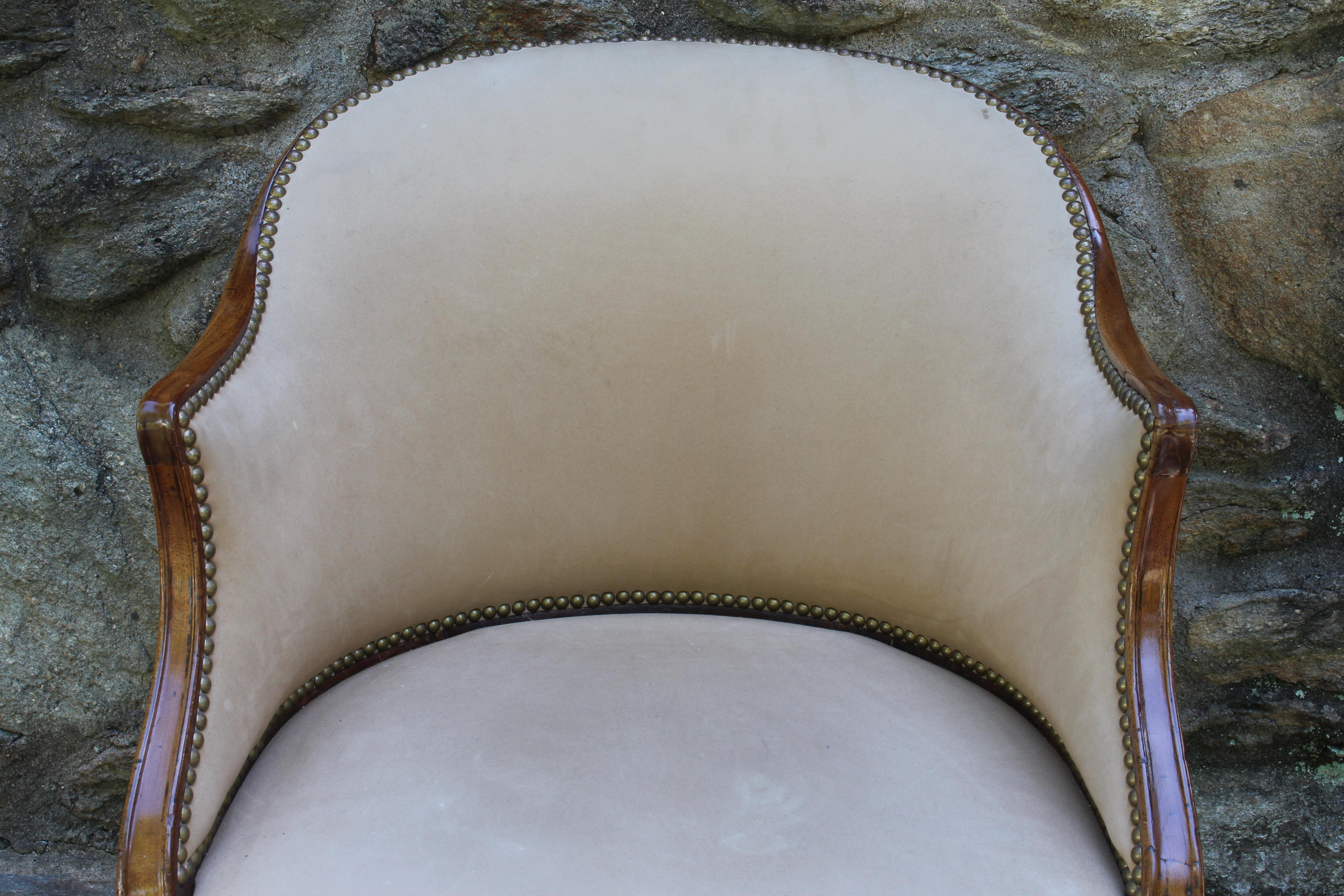 George III Tub Chair in the French Taste 2