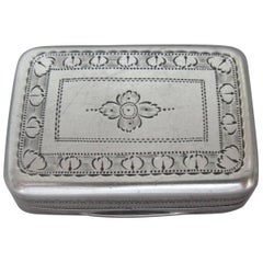 George III Vinaigrette Made in London by Joseph Ash, 1812