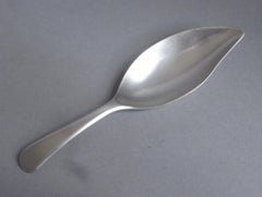 Cuillère à confiture à feuilles George III « Wallis » fabriquée à Londres par Thomas Wallis, 1806
