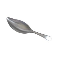 George III "Wallis" Leaf Caddy Spoon Made in London by Thomas Wallis, 1806