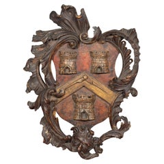 Manteau d'armoiries polychromes George III