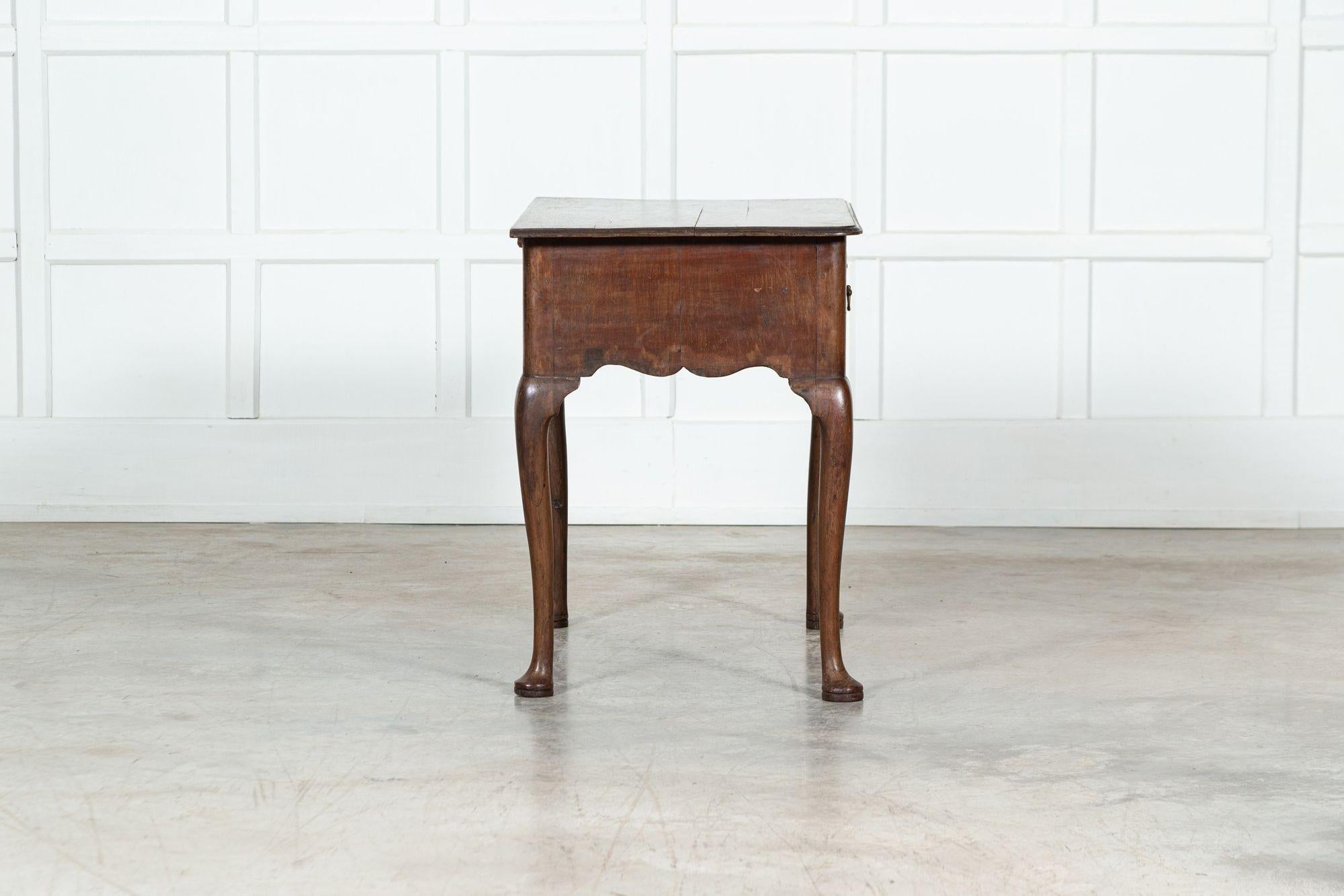 George III Walnut Lowboy For Sale 6