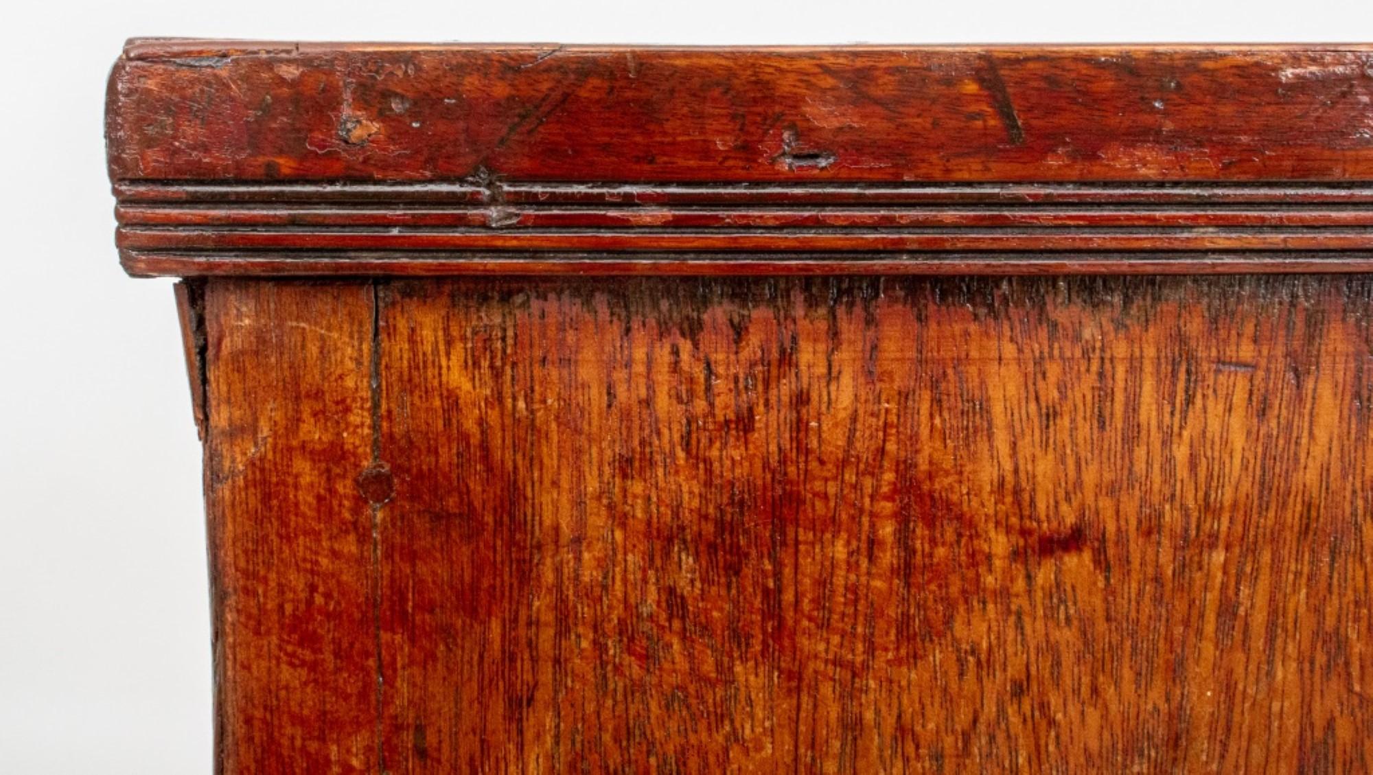 19th Century George III Walnut Tall Kneehole Desk, ca. 1800 For Sale
