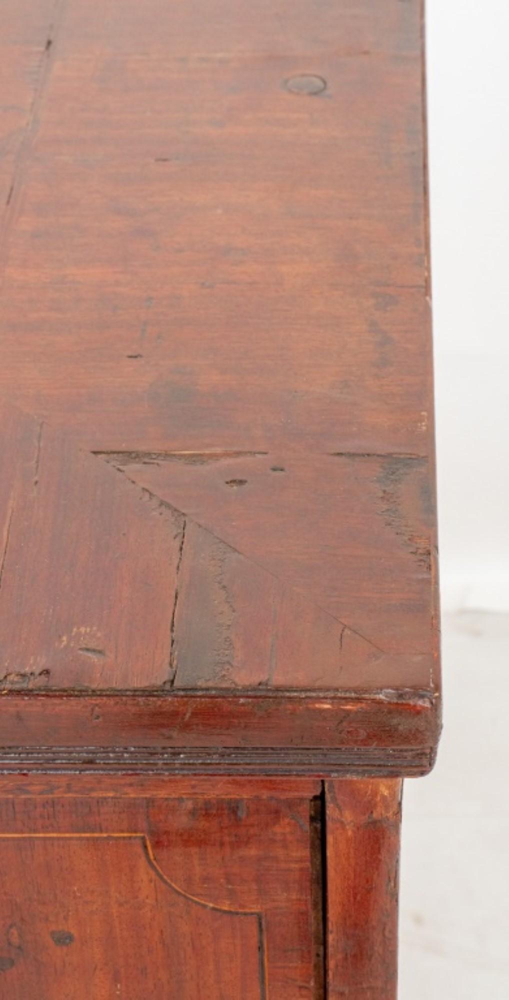 George III Walnut Tall Kneehole Desk, ca. 1800 3