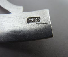 Etiqueta de vino de Jorge III hecha en corcho por M. Mcdermott, hacia 1780